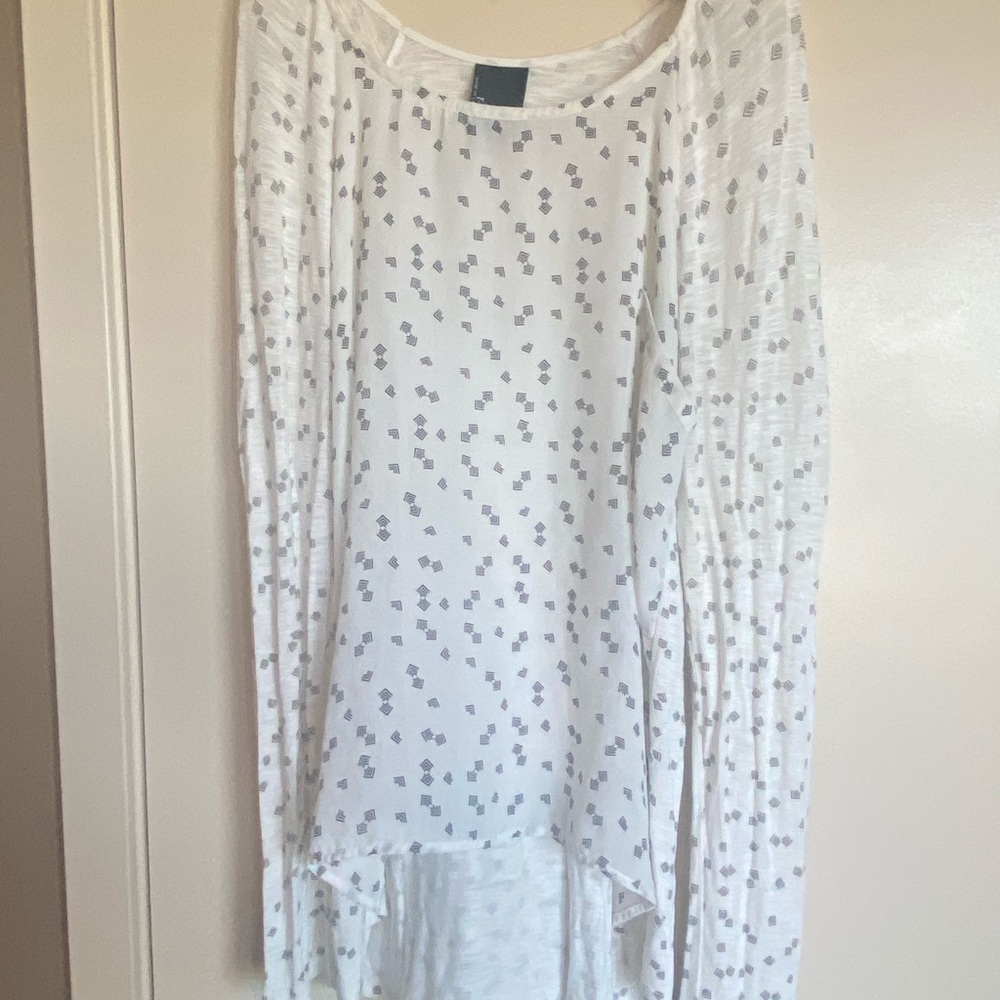 Dolan for Anthropology geometric print.  Damage